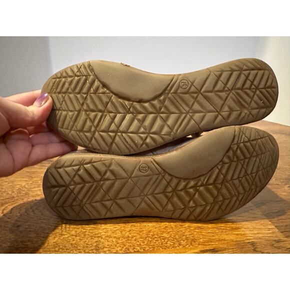 Miz Mooz Women's Fuller Open Toe Leather Sandals – Beige – Size 37 Street Style - Picture 7 of 10